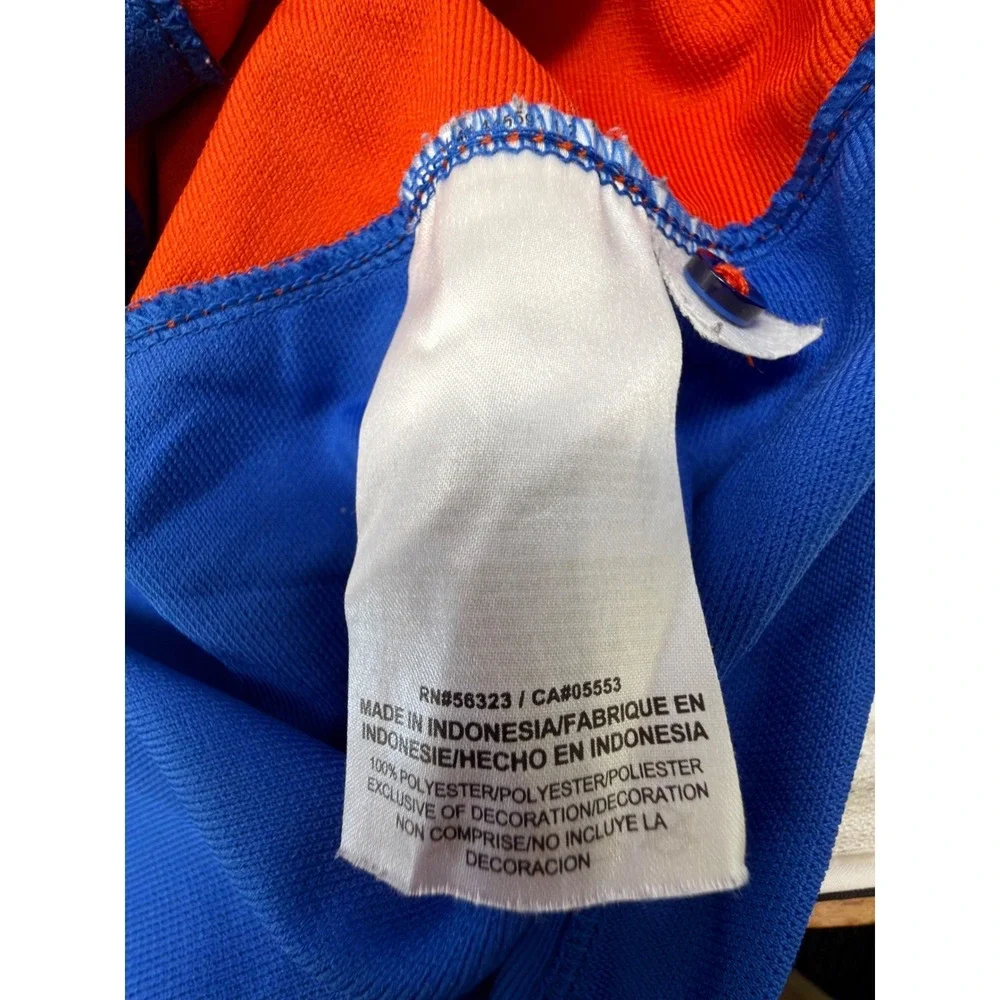 Nike Florida Gators Dri-FIT Polo Shirt Men's Large‎ Blue Orange Performance Golf